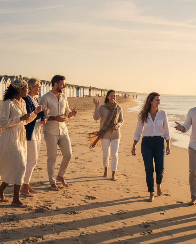 make it more look like a groupe of friends